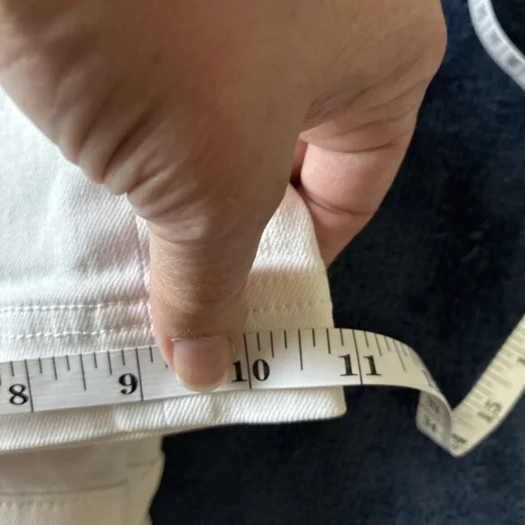 Everlane White Wide Leg Jeans Size 8 (E10) - Picture 9 of 9